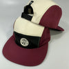 BURGUNDY/SAND/BLACK